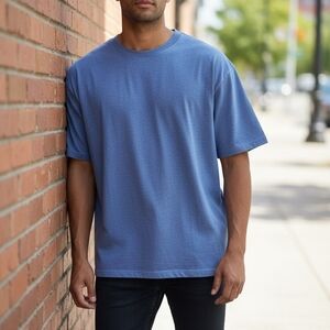 Banana Republic Factory Men's Blue Short Sleeve Tee